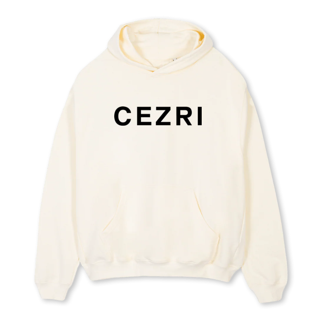 LLCREAMH Cream Oversized Hoodie.