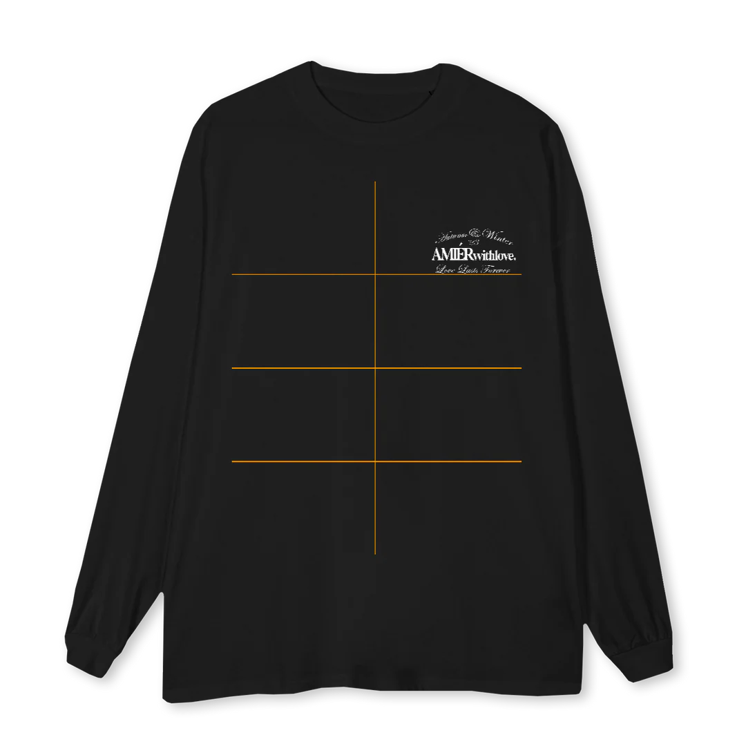 LLF Black Oversized LS Tee.