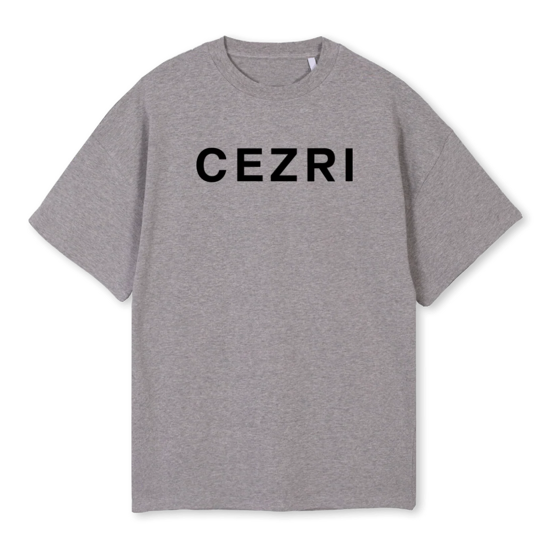 LLGTREY Grey Marl Oversized Tee.