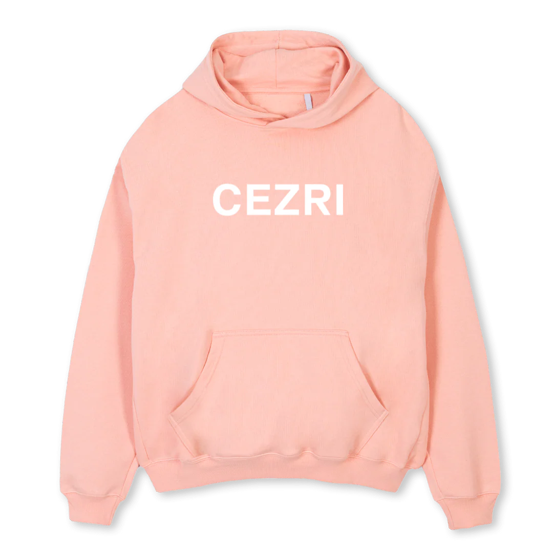 LLPEACHHODI Pink Clay Oversized Hoodie.