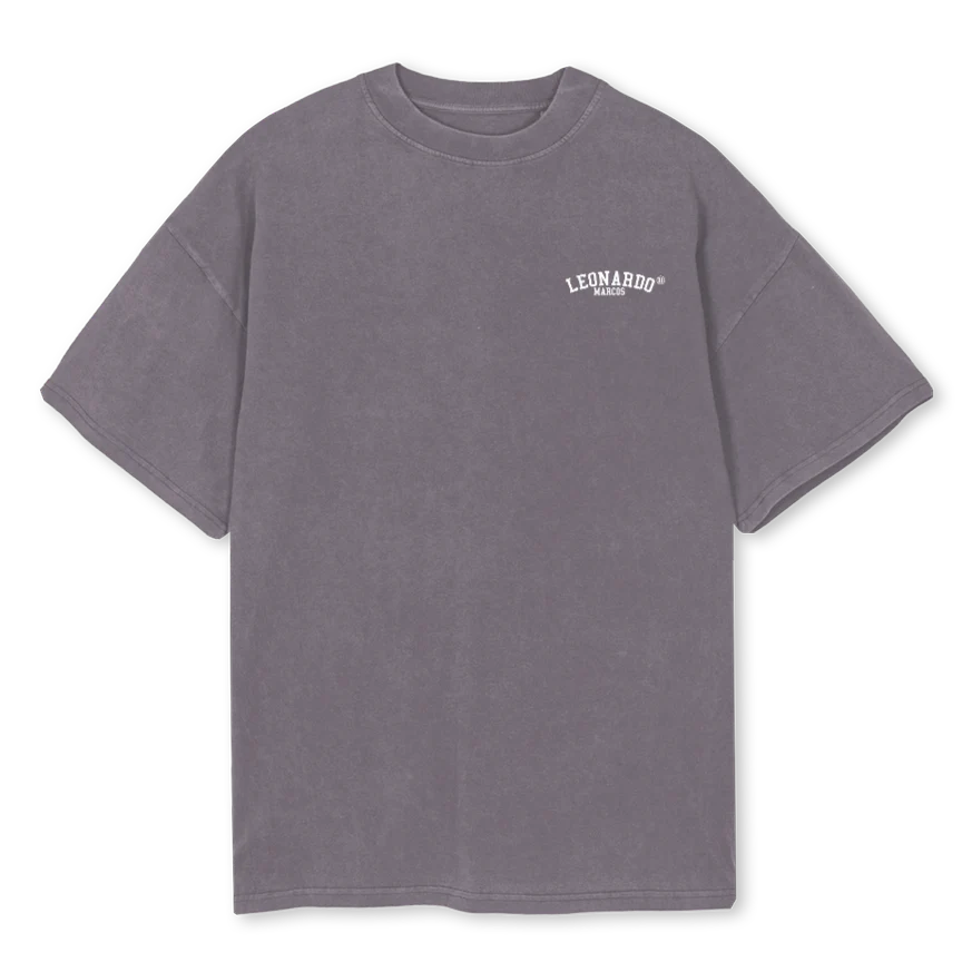 LMBGREYKL Pigment Grey Oversized Tee.