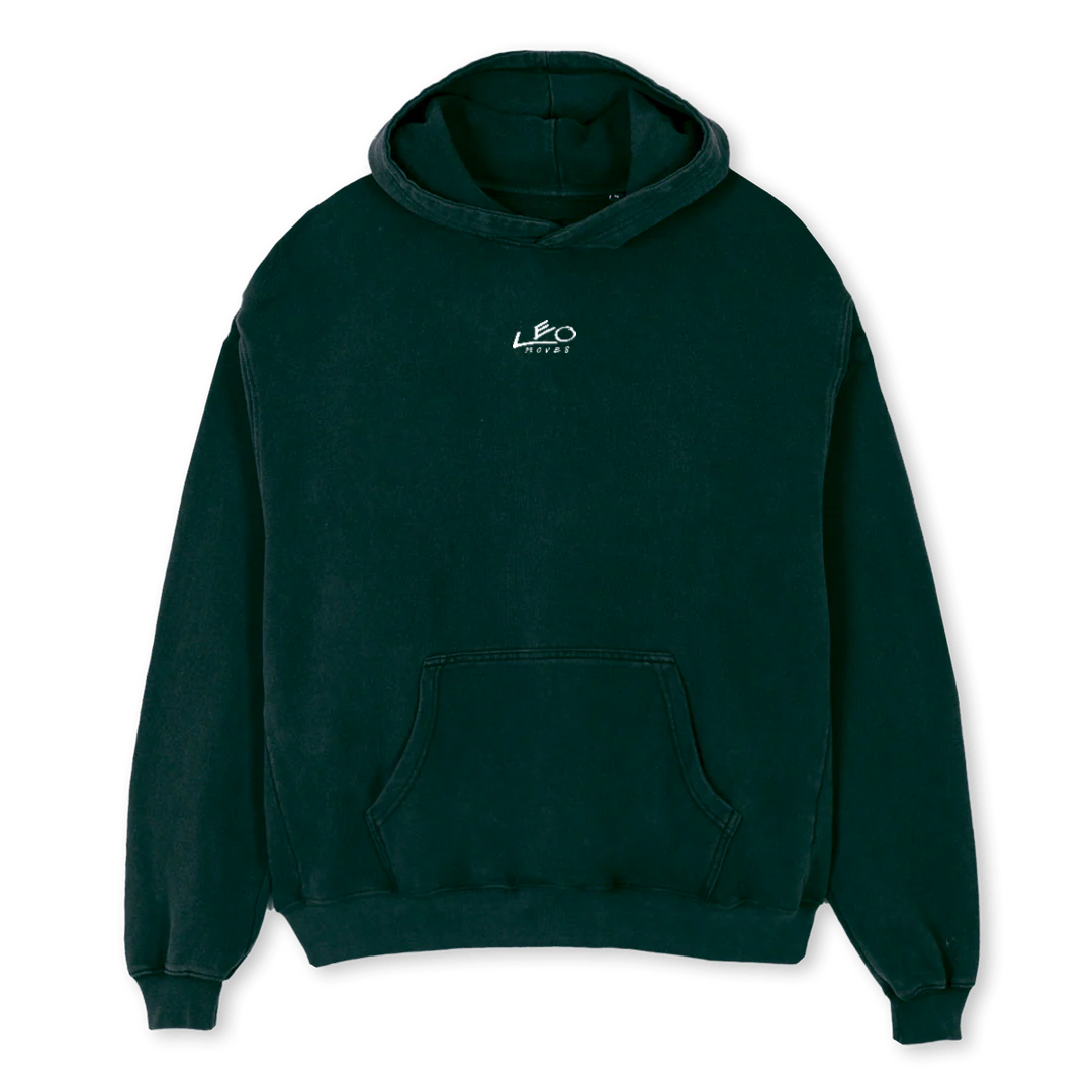 LMHOODIETWO Wild Green Oversized Hoodie.