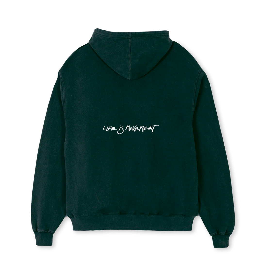 LMHOODIETWO Wild Green Oversized Hoodie. - Image 2