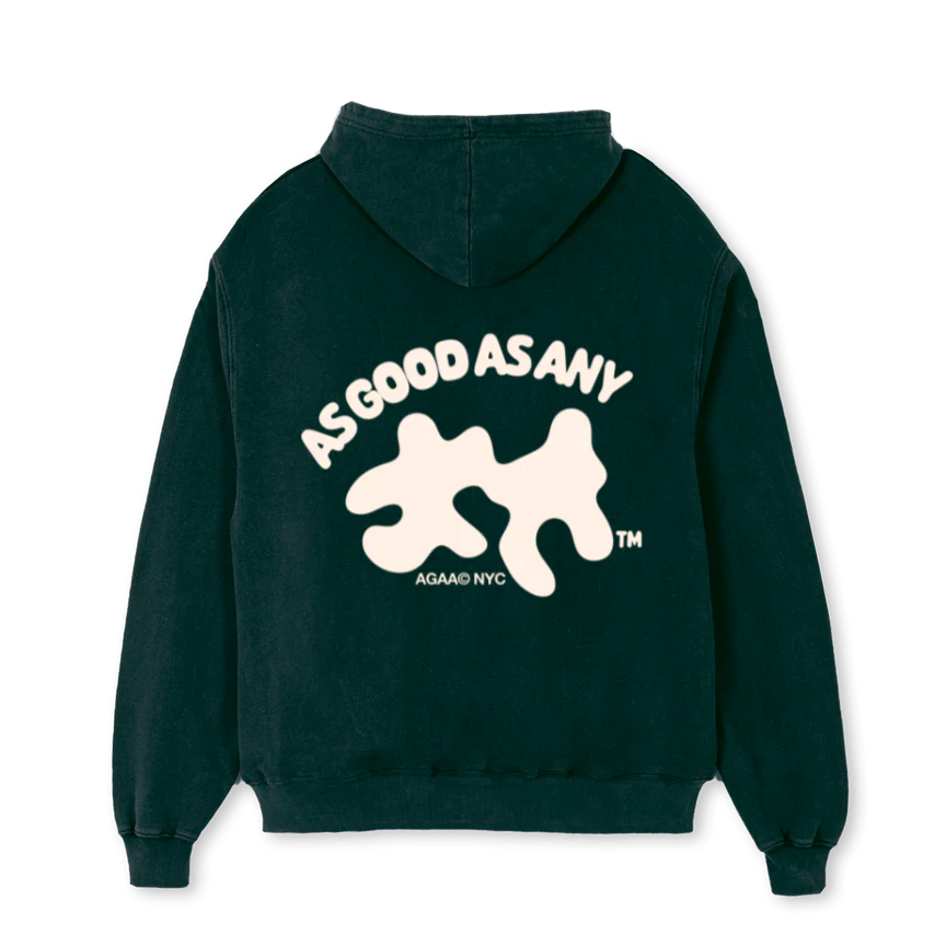 AGAAPUZZLE Wild Green Oversized Hoodie - Image 2