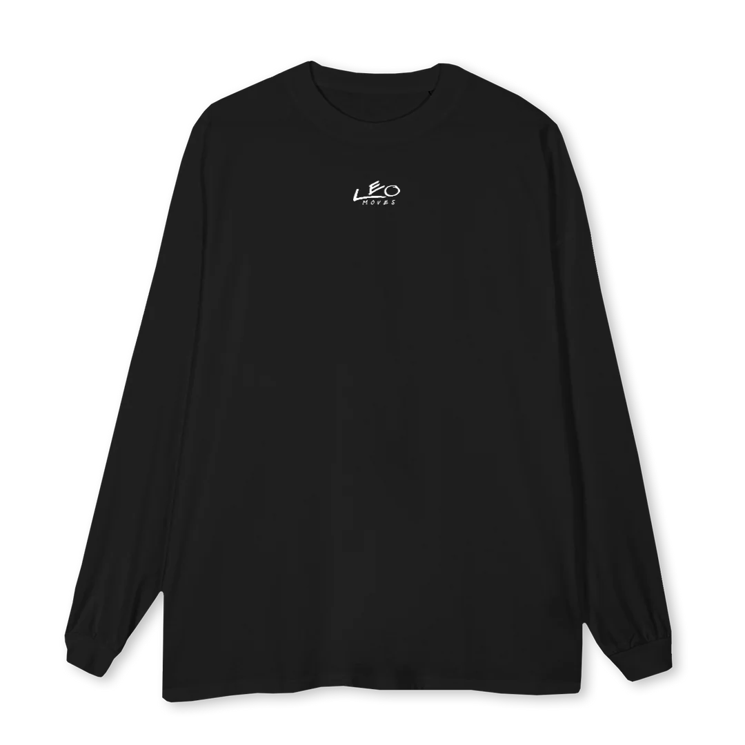 LMLONGSHIRTONE Black Oversized LS Tee.