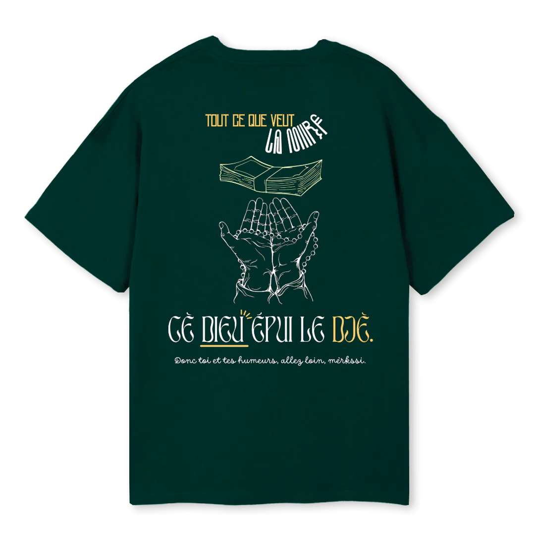 LMV Wild Green Oversized Tee. - Image 2