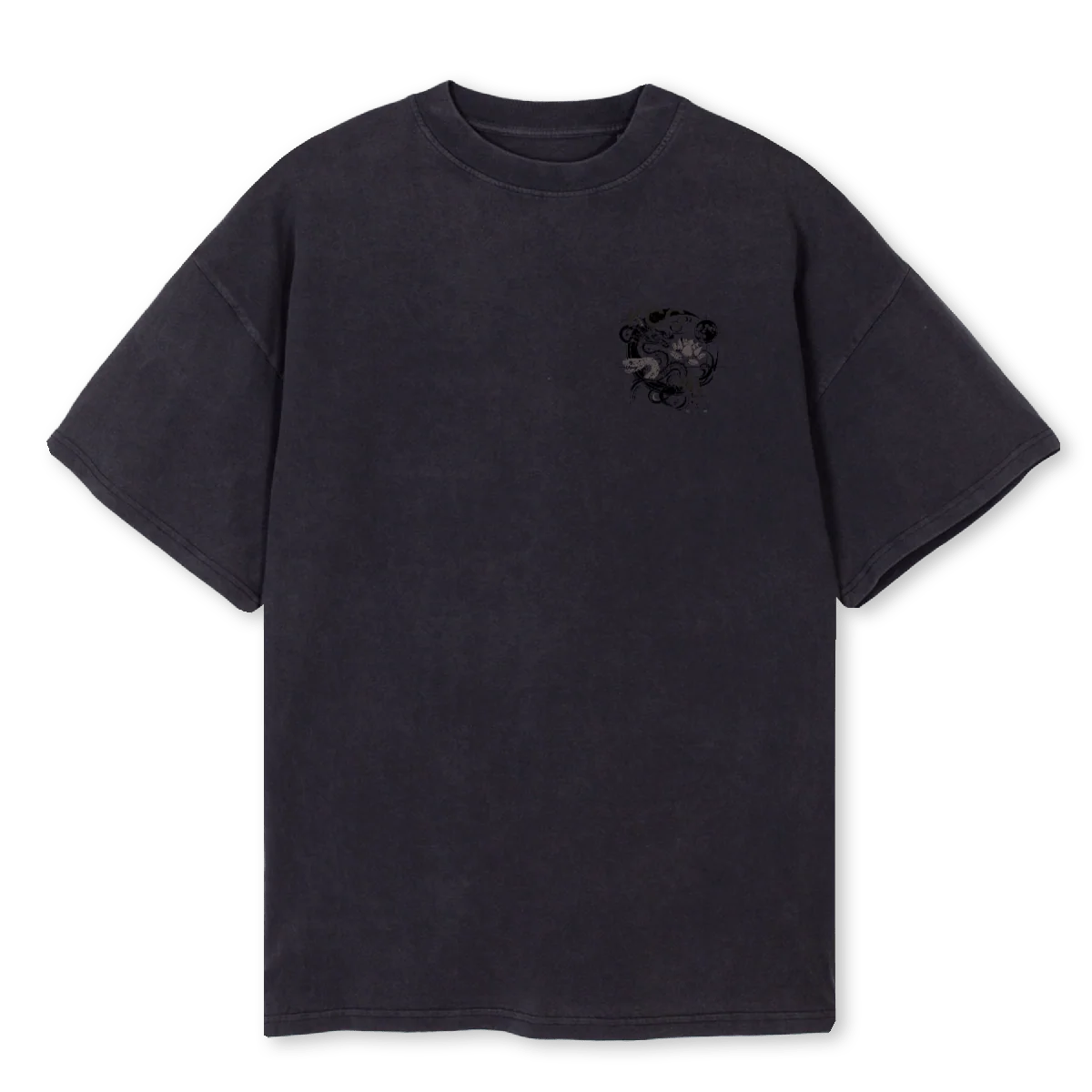 LNY Vintage Black Oversized Tee.