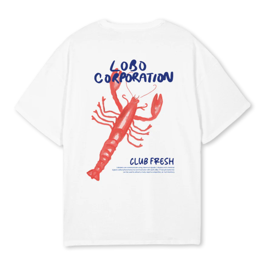 LOBOCORPCLUBFRESH White Oversized Tee. - Image 2