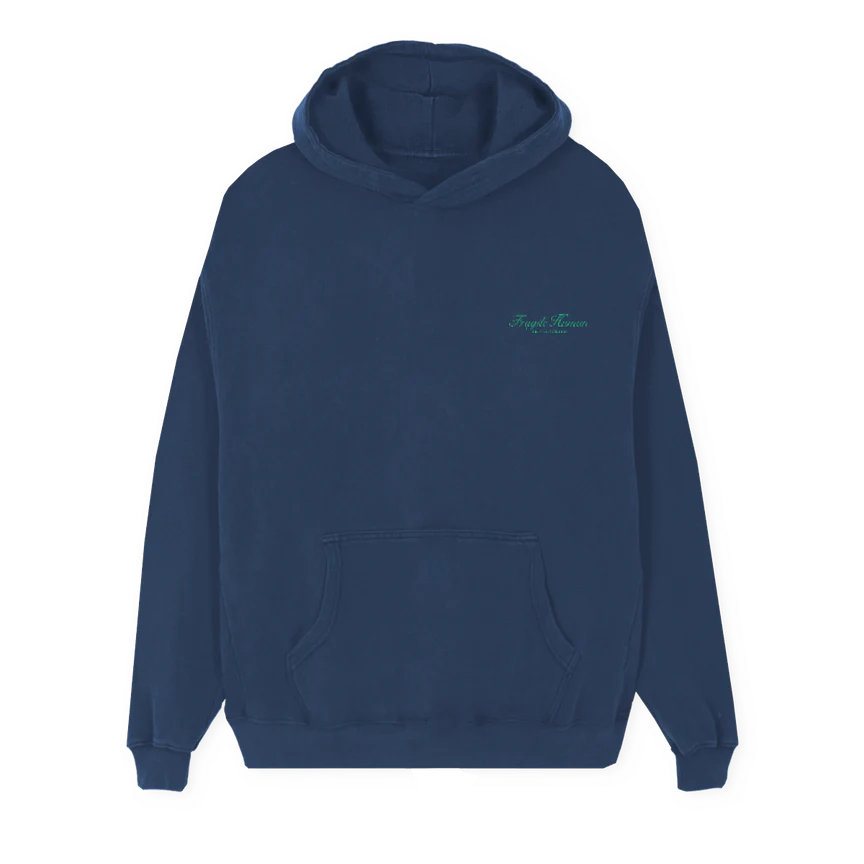 LOGOG  Navy Blue Regular Hoodie.
