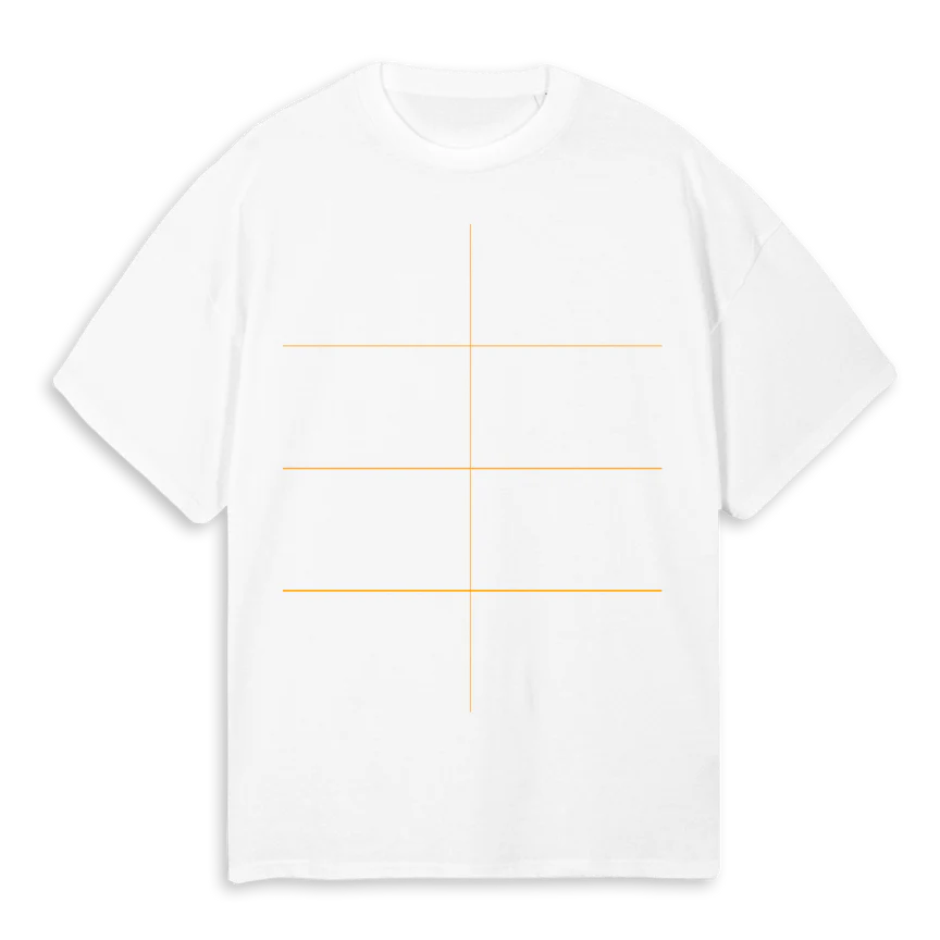 LOGOOLDWHITE White Oversized Tee.