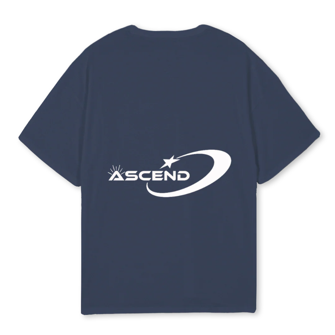 LOGOS Navy Blue Oversized Tee. - Image 2