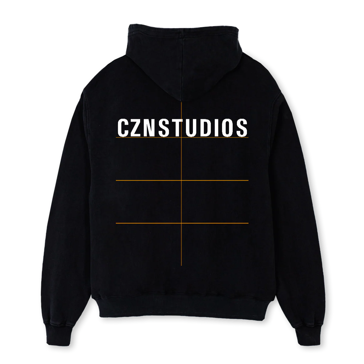 LOGOTYPE Black Oversized Hoodie. - Image 2