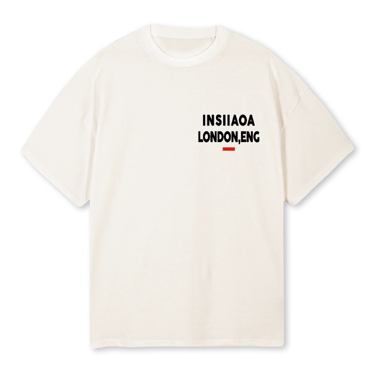 LON ENG OW Vintage White Oversized Tee.