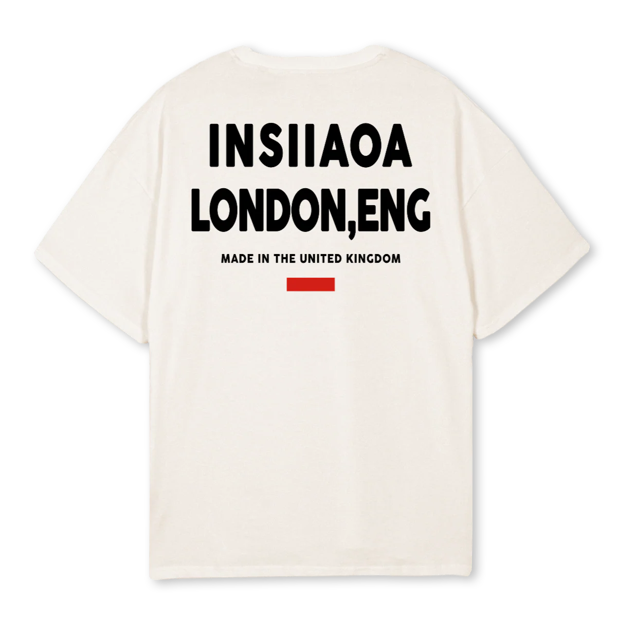 LON ENG OW Vintage White Oversized Tee. - Image 2