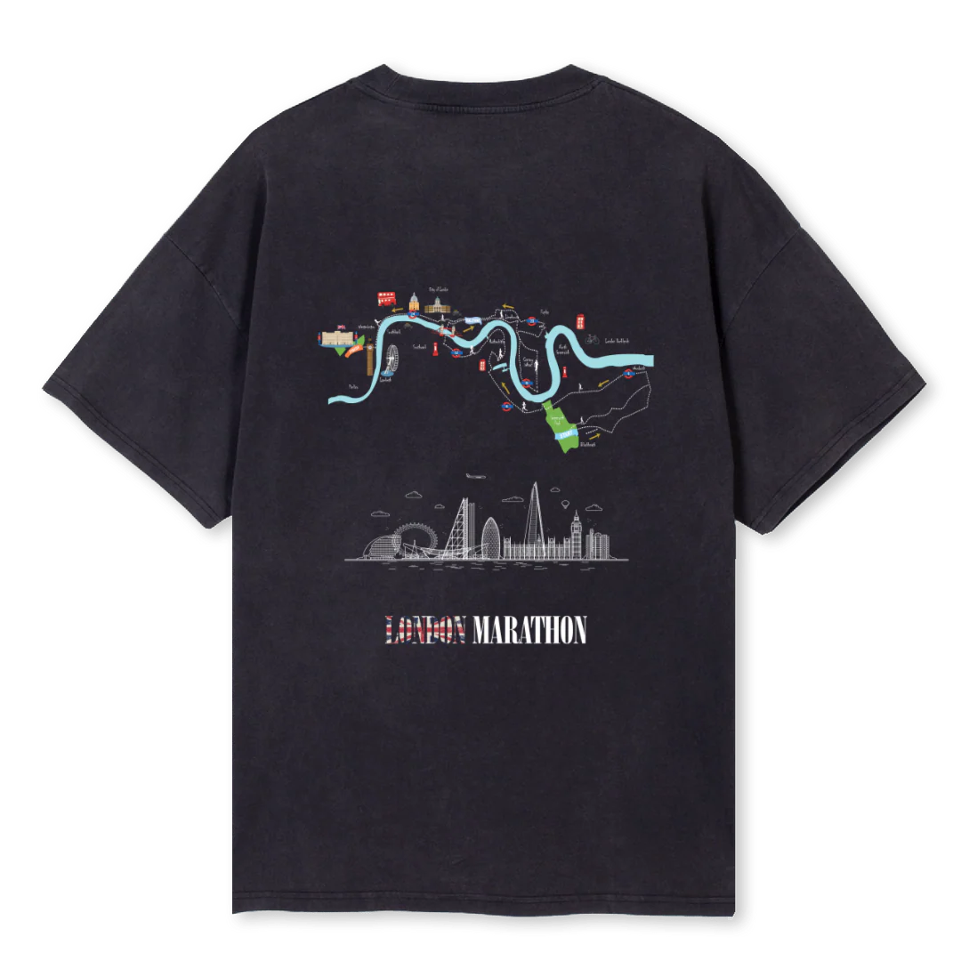 LONDONMARA Vintage Black Oversized Tee. - Image 2