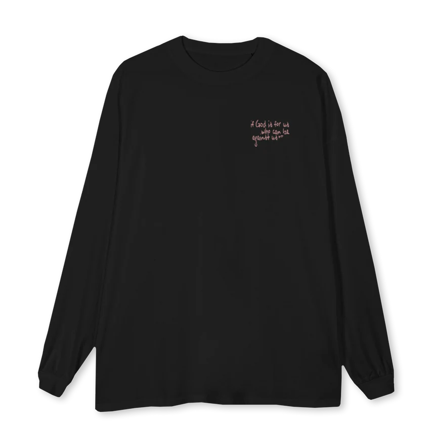 LONGSLEEVEACHT Black Oversized LS Tee.