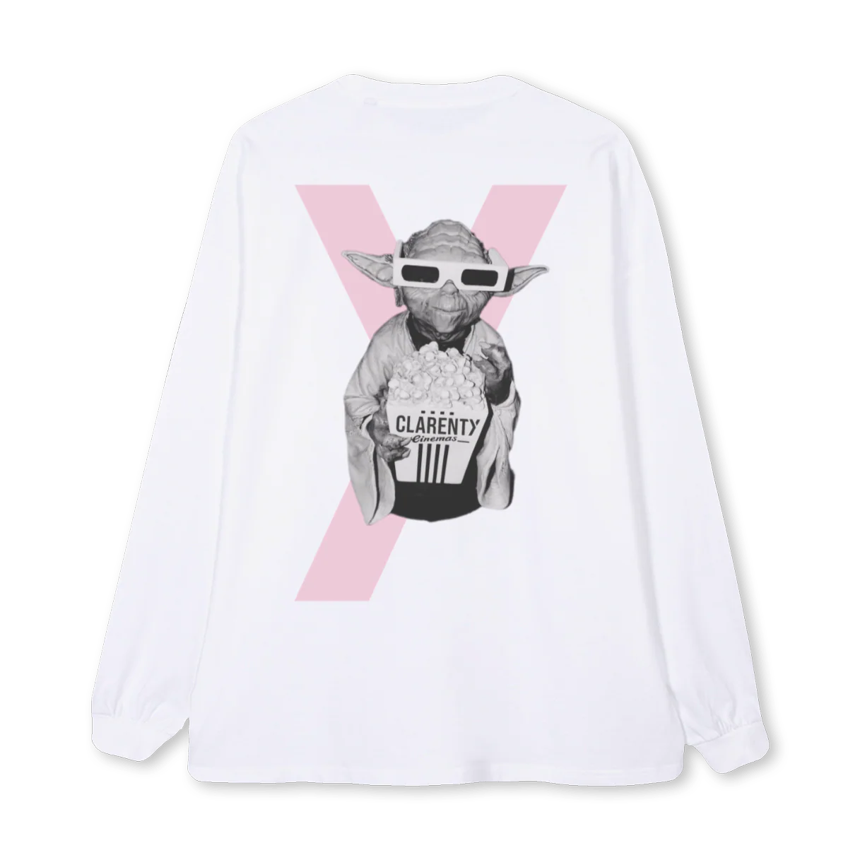 LONGSLEEVEWHTROSE White Oversized LS Tee. - Image 2