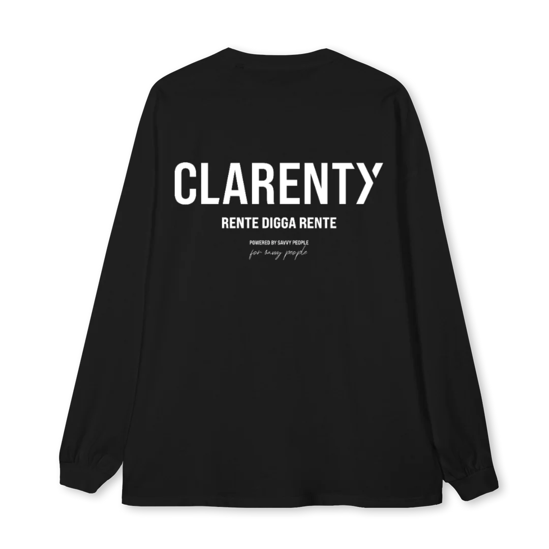 LONGSLX Black Oversized LS Tee. - Image 2