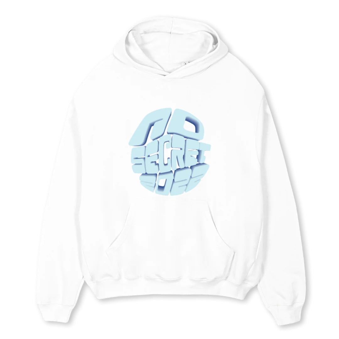 LOOD White Oversized Hoodie.