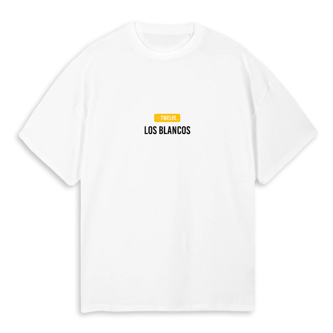 LOSBLANCOSTWO White Oversized Tee.