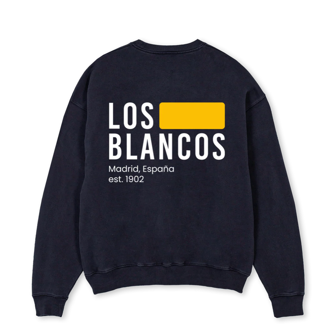 LOSBLANCOSTWOSWEATER Vintage Black Oversized Crewneck Sweater. - Image 2