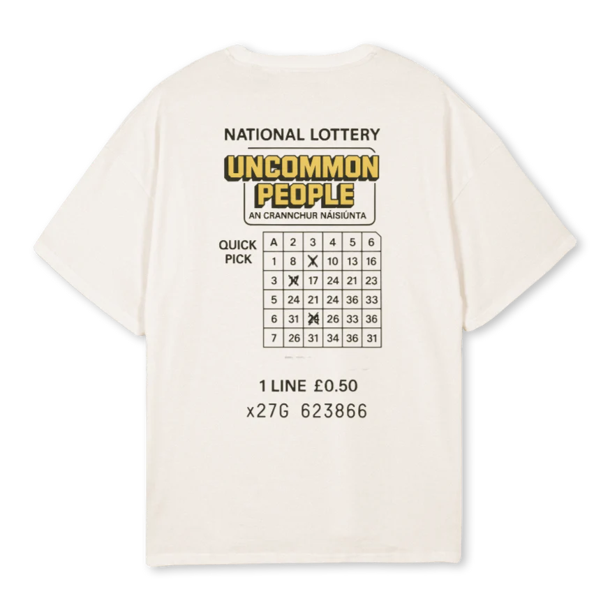 LOTTO Vintage White Oversized Tee. - Image 2