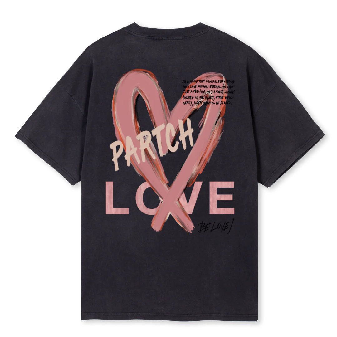 LOVEOVTVBLK Vintage Black Oversized Tee. - Image 2