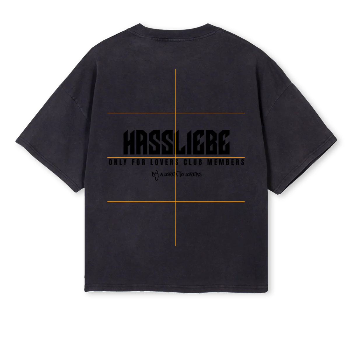 LOVRSW Vintage Black Oversized Boxy Tee. - Image 2