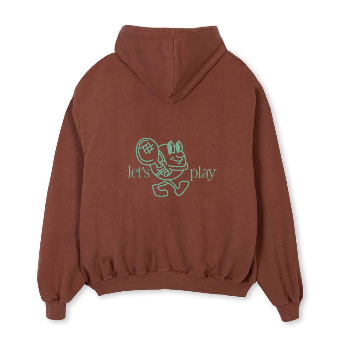LP Vintage Brown Oversized Hoodie. - Image 2