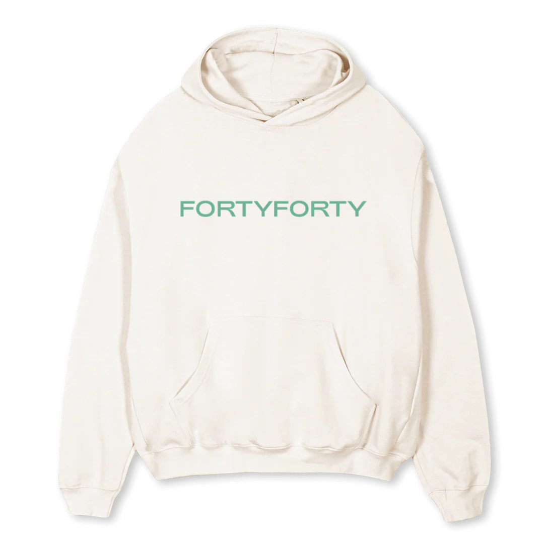 LP Vintage White Oversized Hoodie.