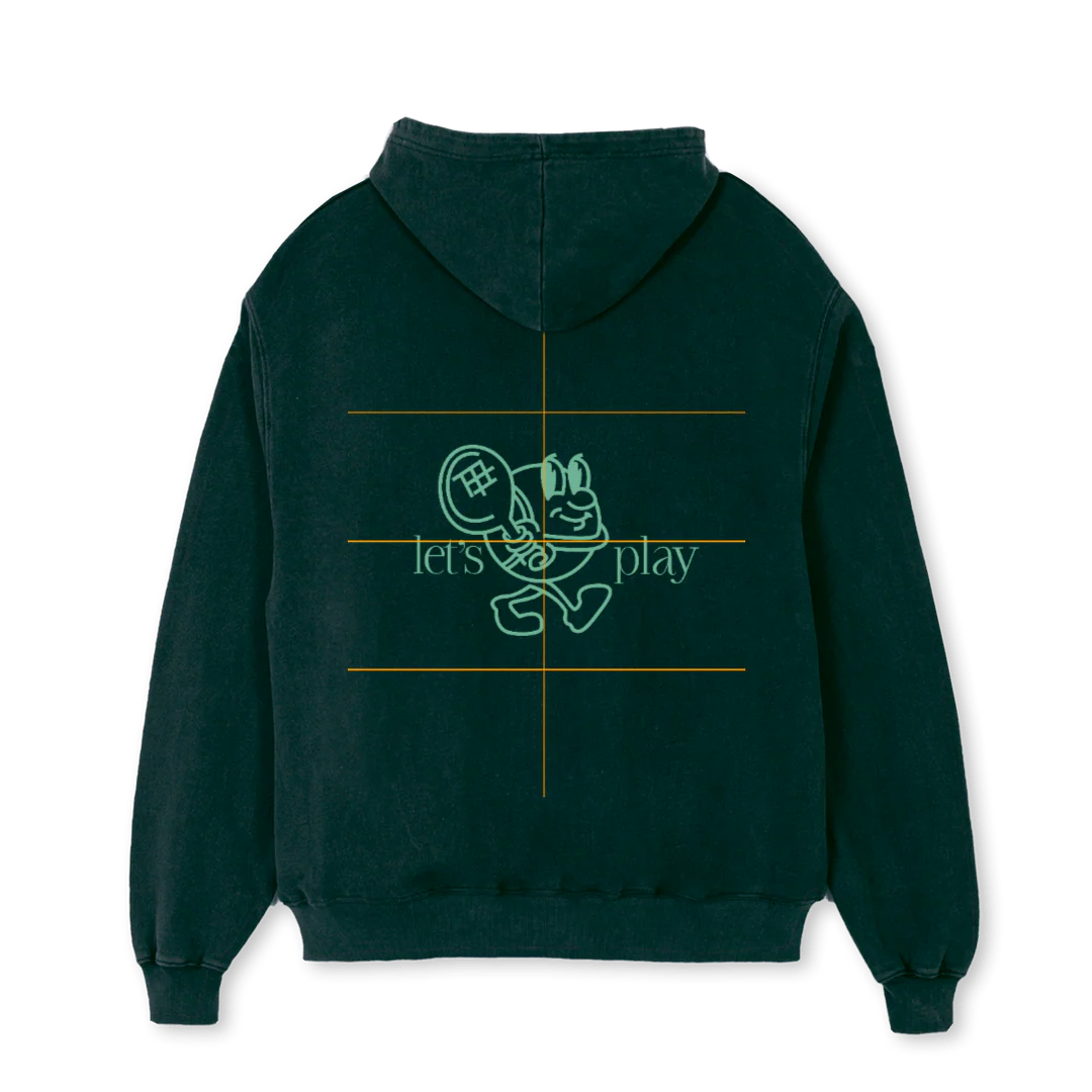 LP Wild Green Oversized Hoodie. - Image 2