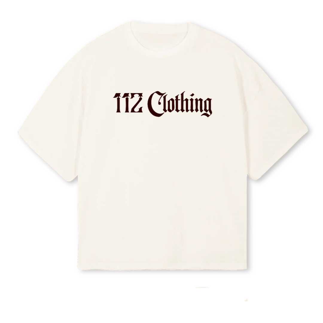 LRGCROWMER Vintage White Oversized Boxy Tee.