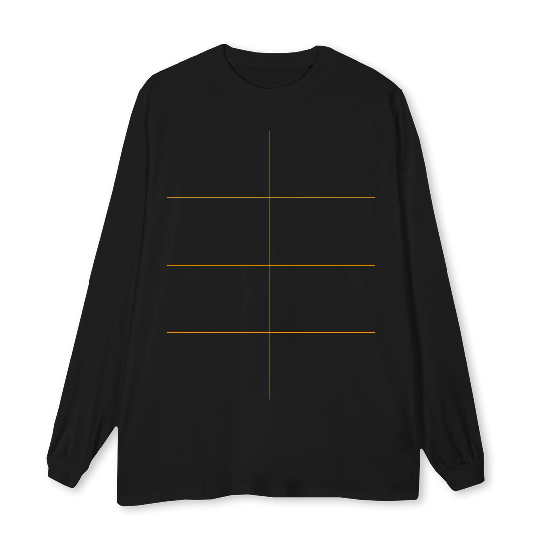 LSBPW Black Oversized LS Tee.