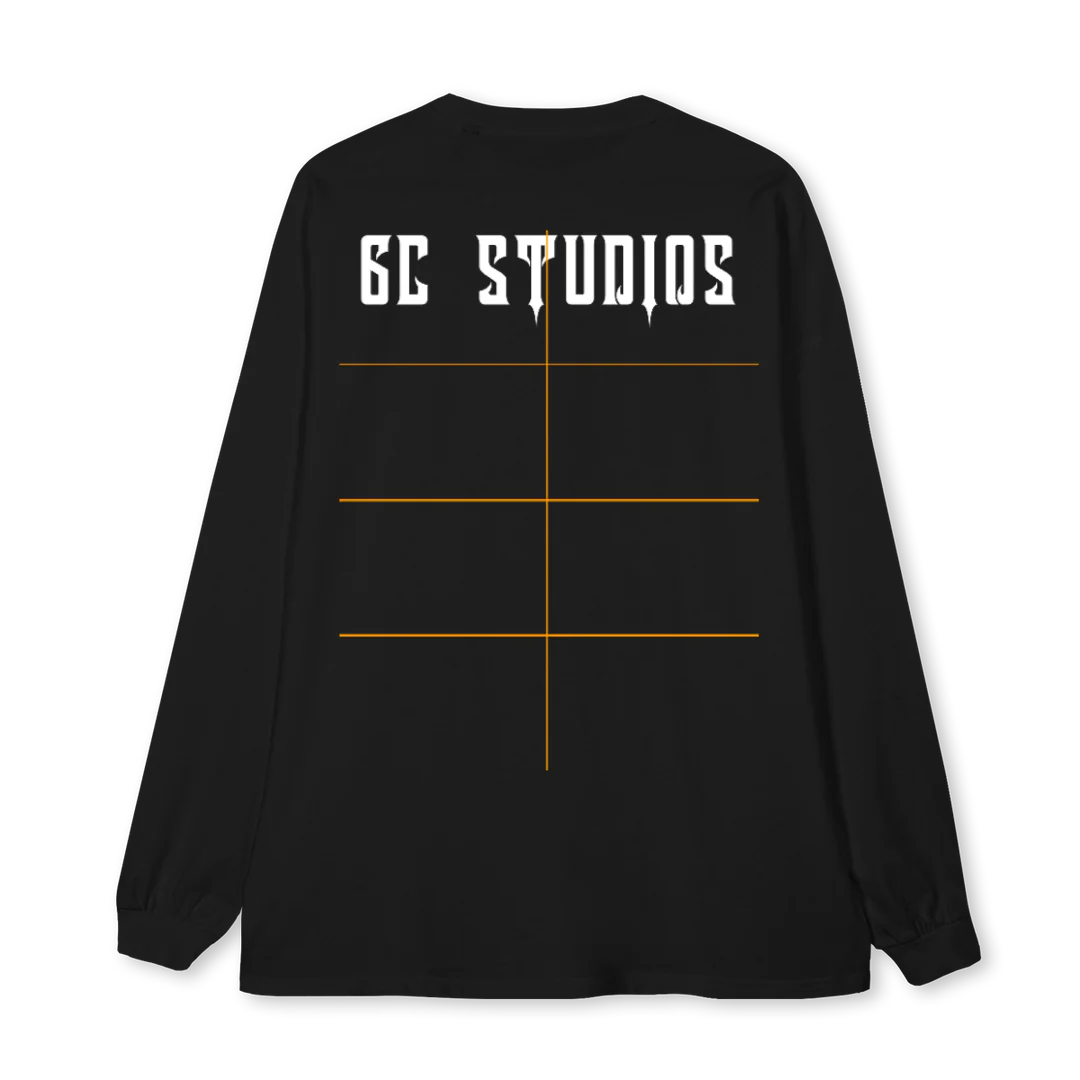 LSBPW Black Oversized LS Tee. - Image 2