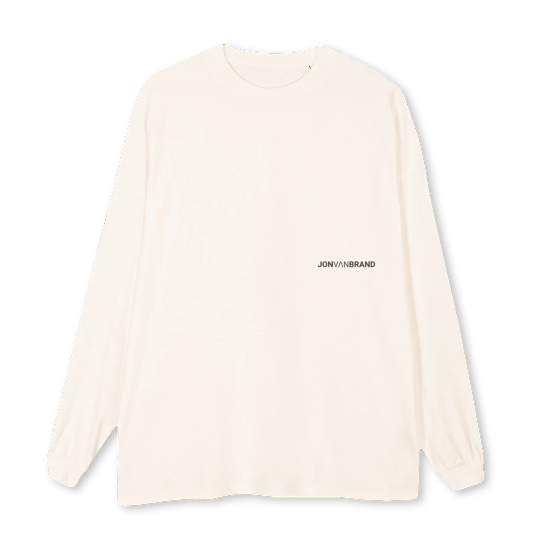 LSNOTALOCYCWHITE Vintage White Oversized LS Tee.