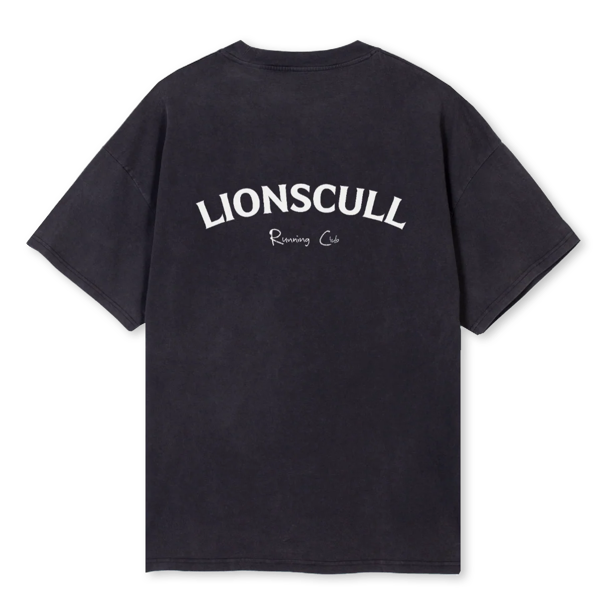 LSRUNCLUB Vintage Black Oversized Tee. - Image 2