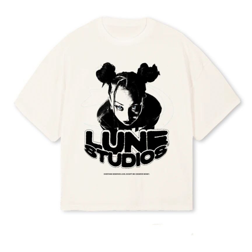 LSSUMMERNEW Vintage White Oversized Boxy Tee.