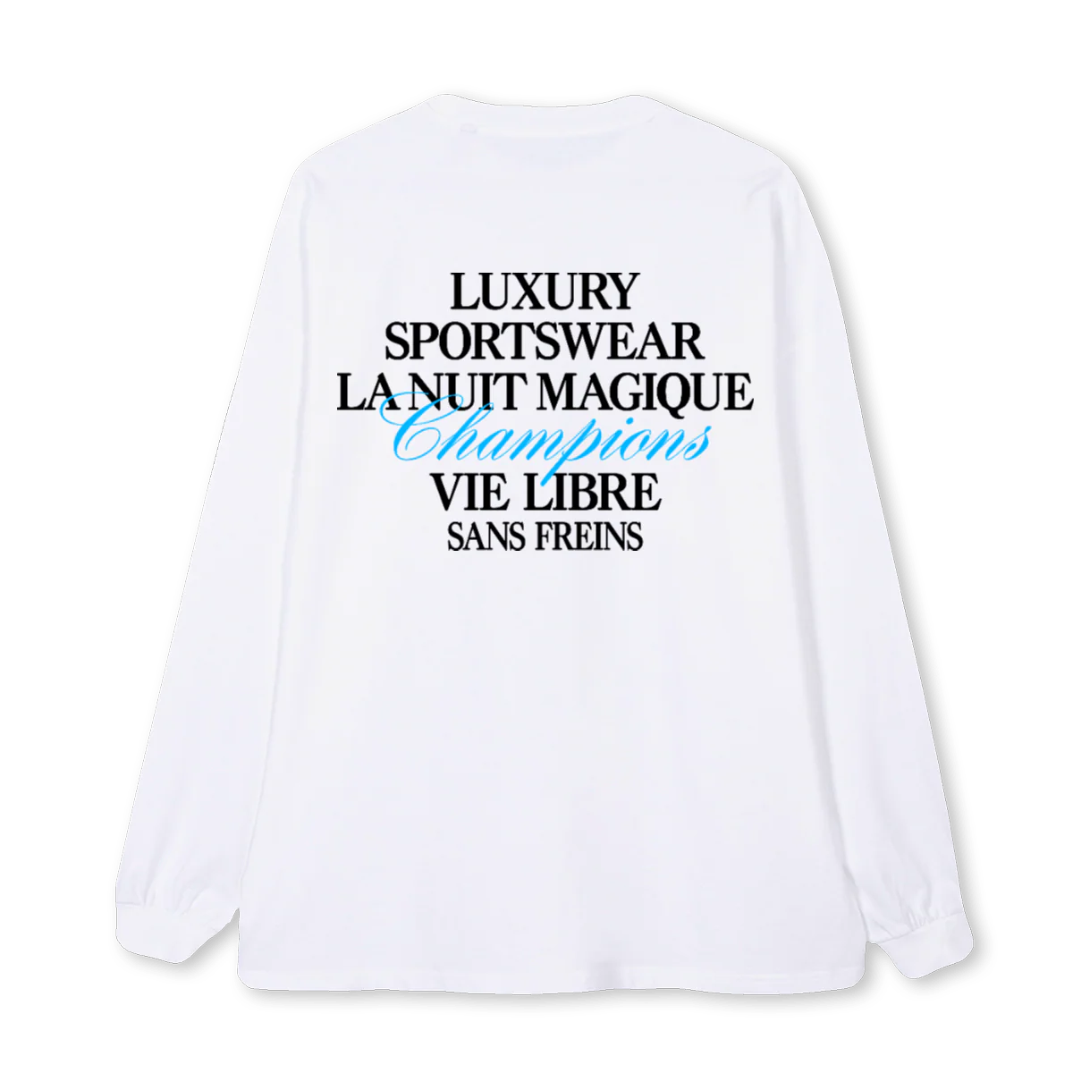 LSTEEWHITELUXURY White Oversized LS Tee. - Image 2