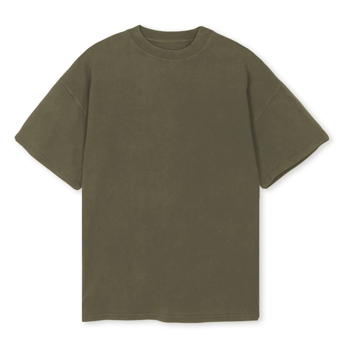 LSTONY Vintage Olive Oversized Tee.