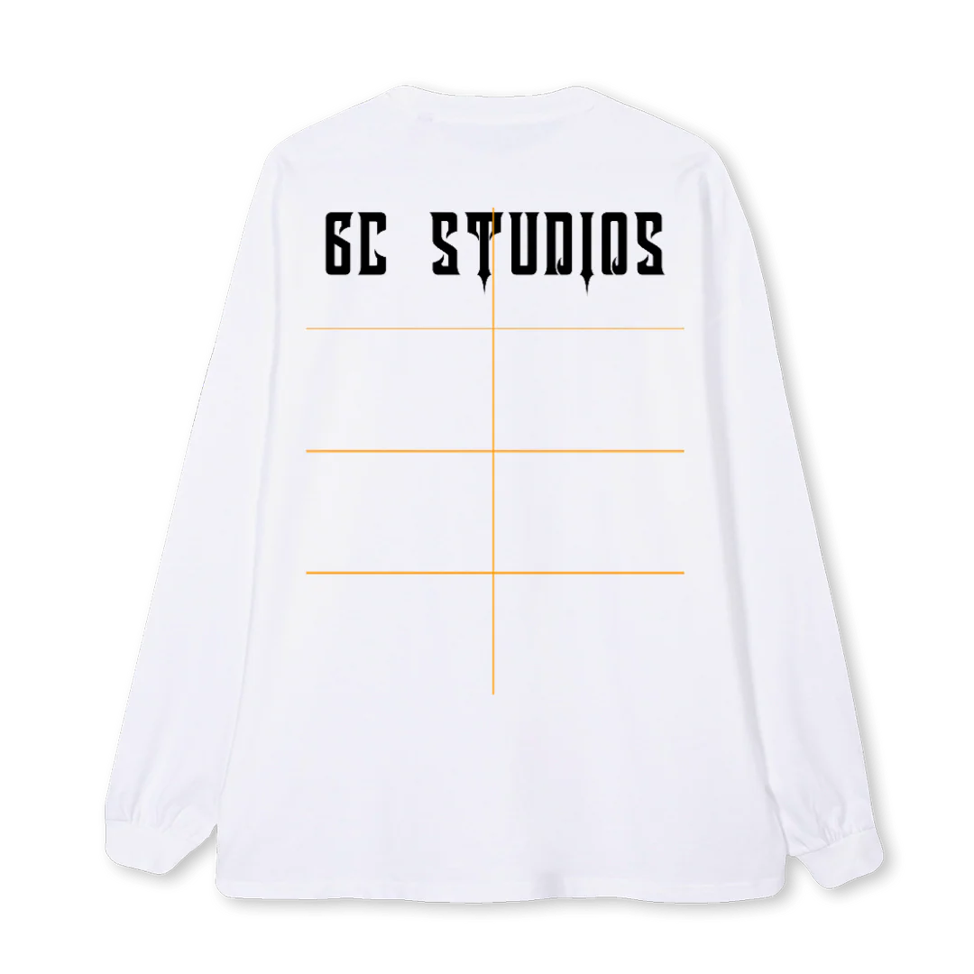 LSWPB White Oversized LS Tee. - Image 2
