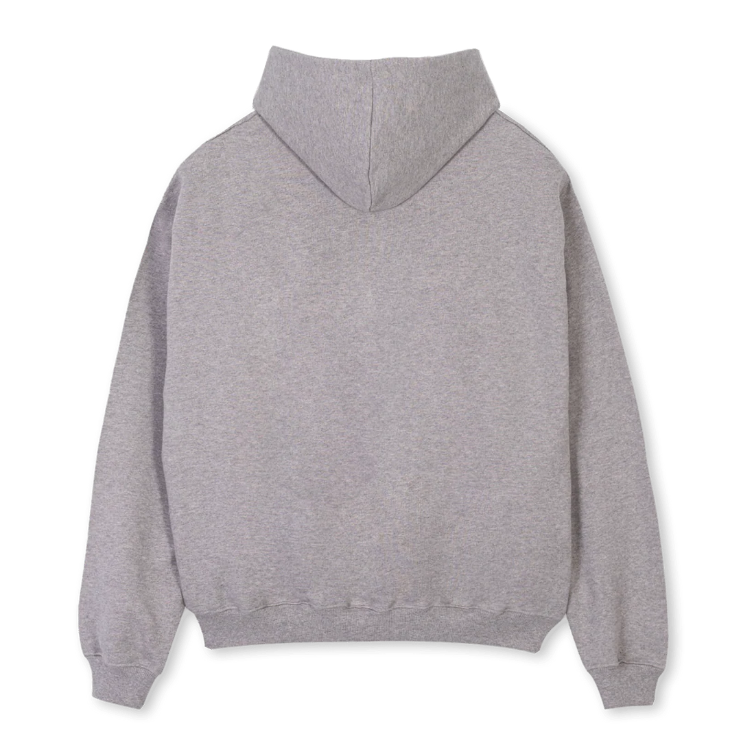 LUDEBLUE Grey Marl Oversized Hoodie. - Image 2