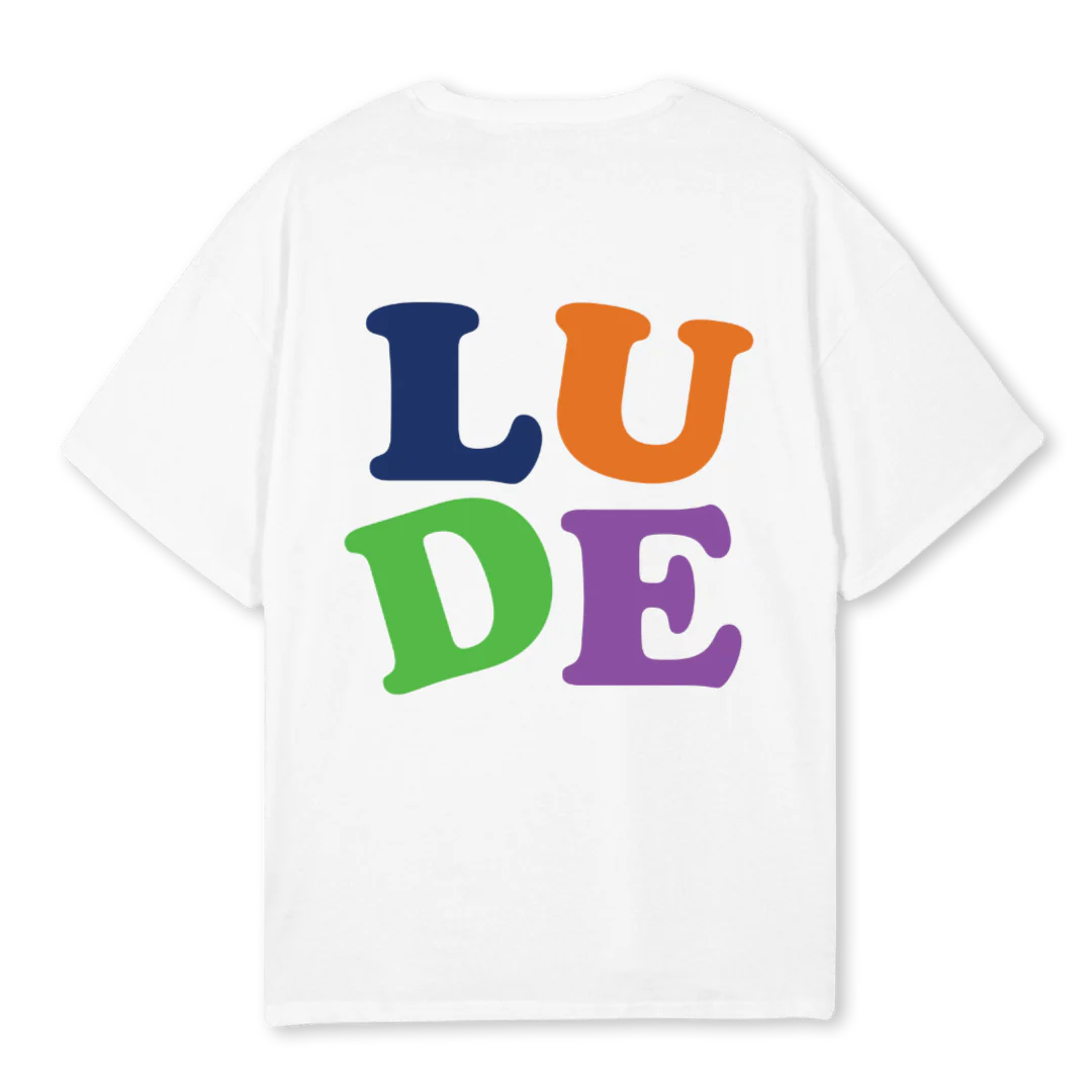 LUDEPOP White Oversized Tee. - Image 2