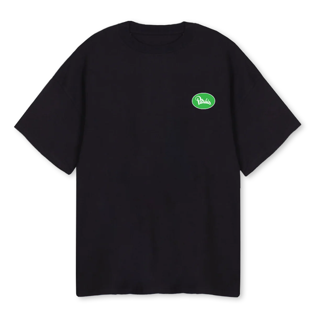 LUNARESTEE Black Oversized Tee.