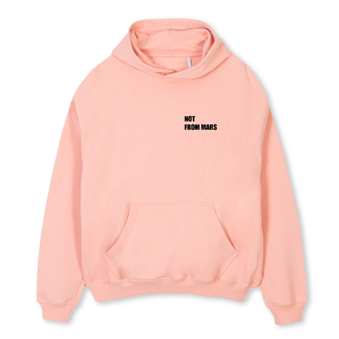 LUNDARSWEAT Pink Clay Oversized Hoodie.