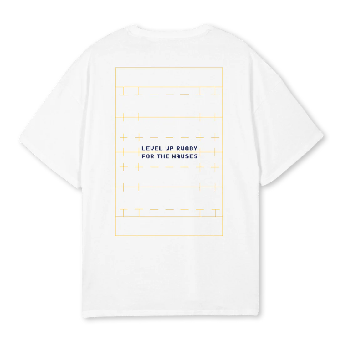 LUOFRW White Oversized Tee. - Image 2