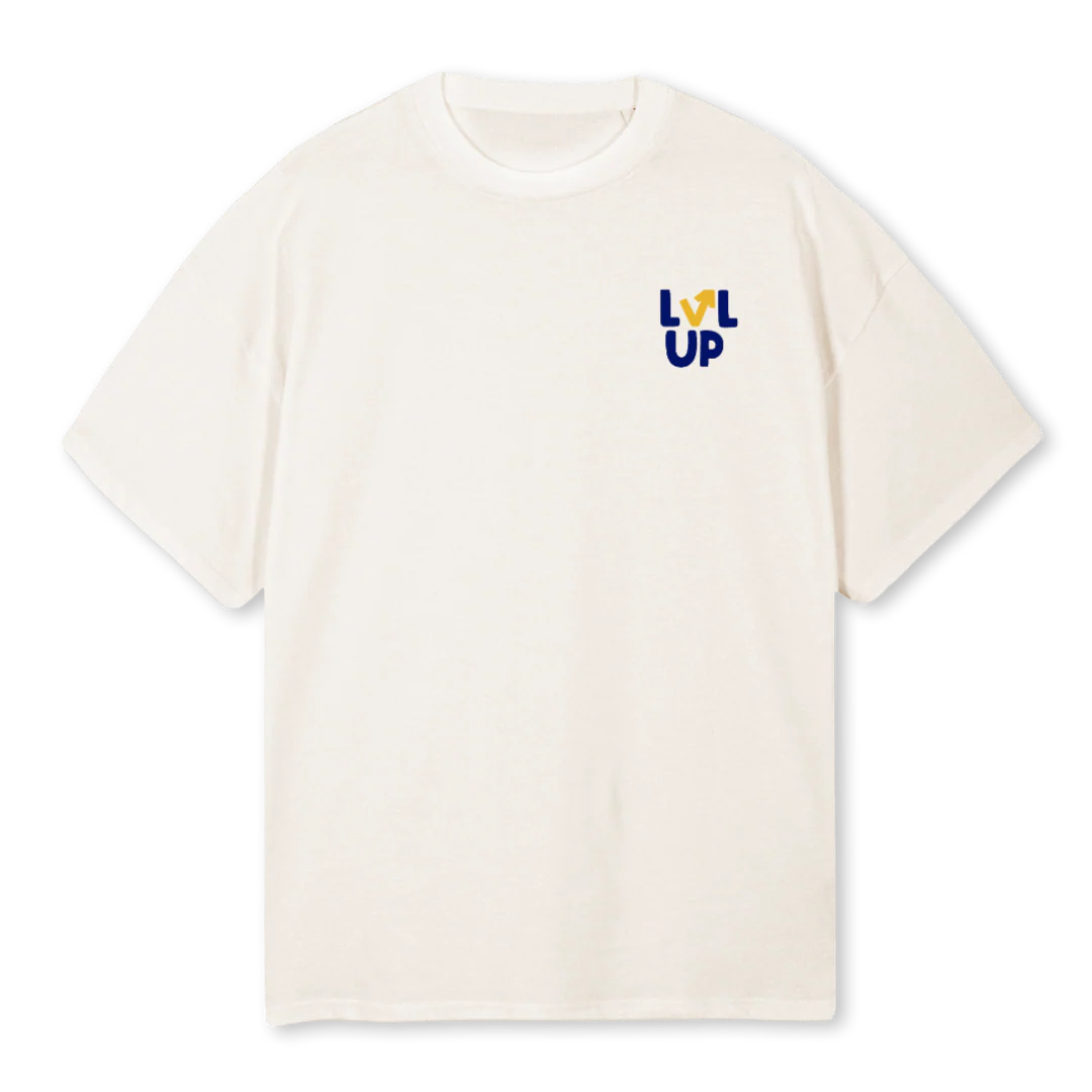 LUOFVW Vintage White Oversized Tee.