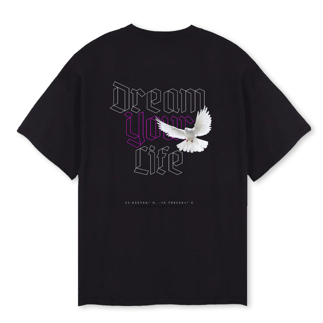 LUSH Black Oversized Tee. - Image 2