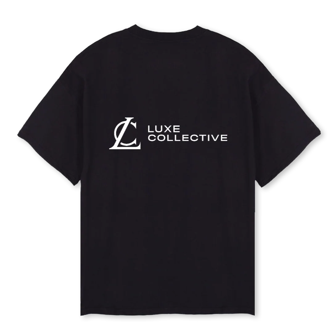 LUXE STAFF T Black Oversized Tee. - Image 2