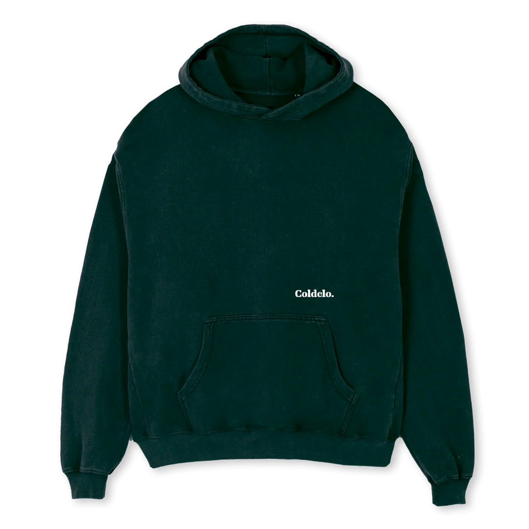 LUXURY  Wild Green Oversized Hoodie.
