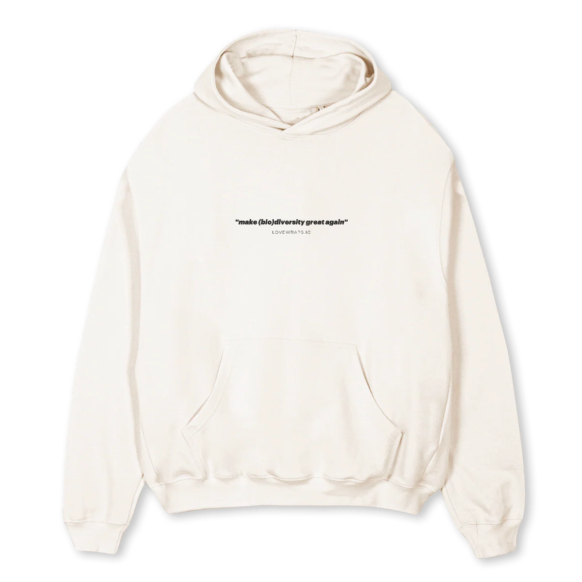 LWFEWLSAMPLEA Vintage White Oversized Hoodie.